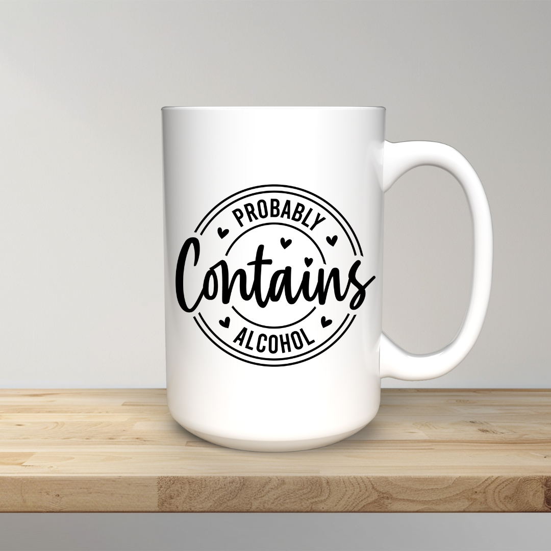 Probably Contains Alcohol 15oz Mug