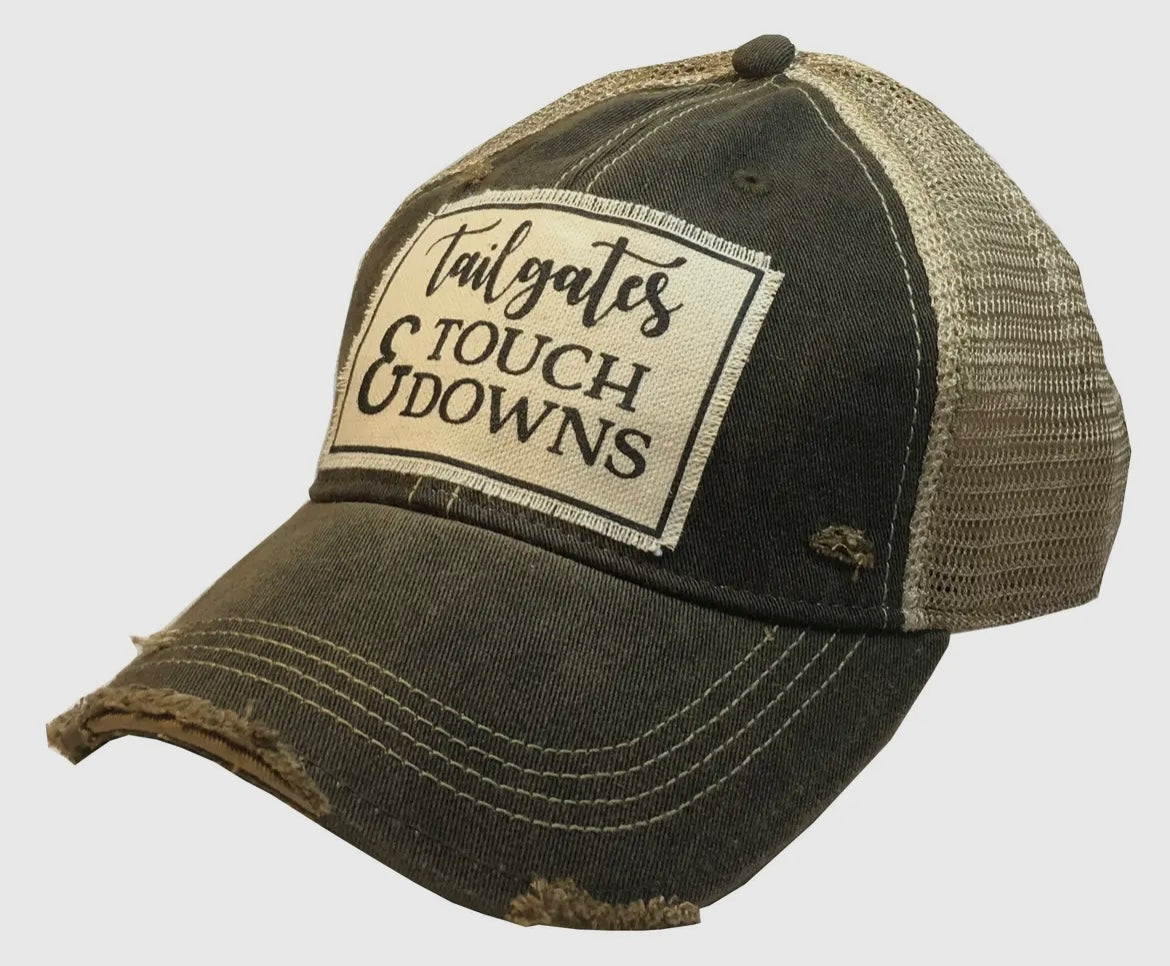 Tailgates & Touchdowns Vintage Distressed Trucker Cap