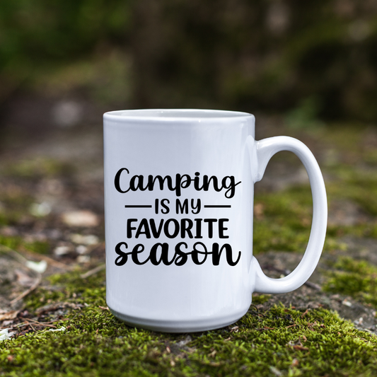 Camping Is My Favorite Season 15oz Mug